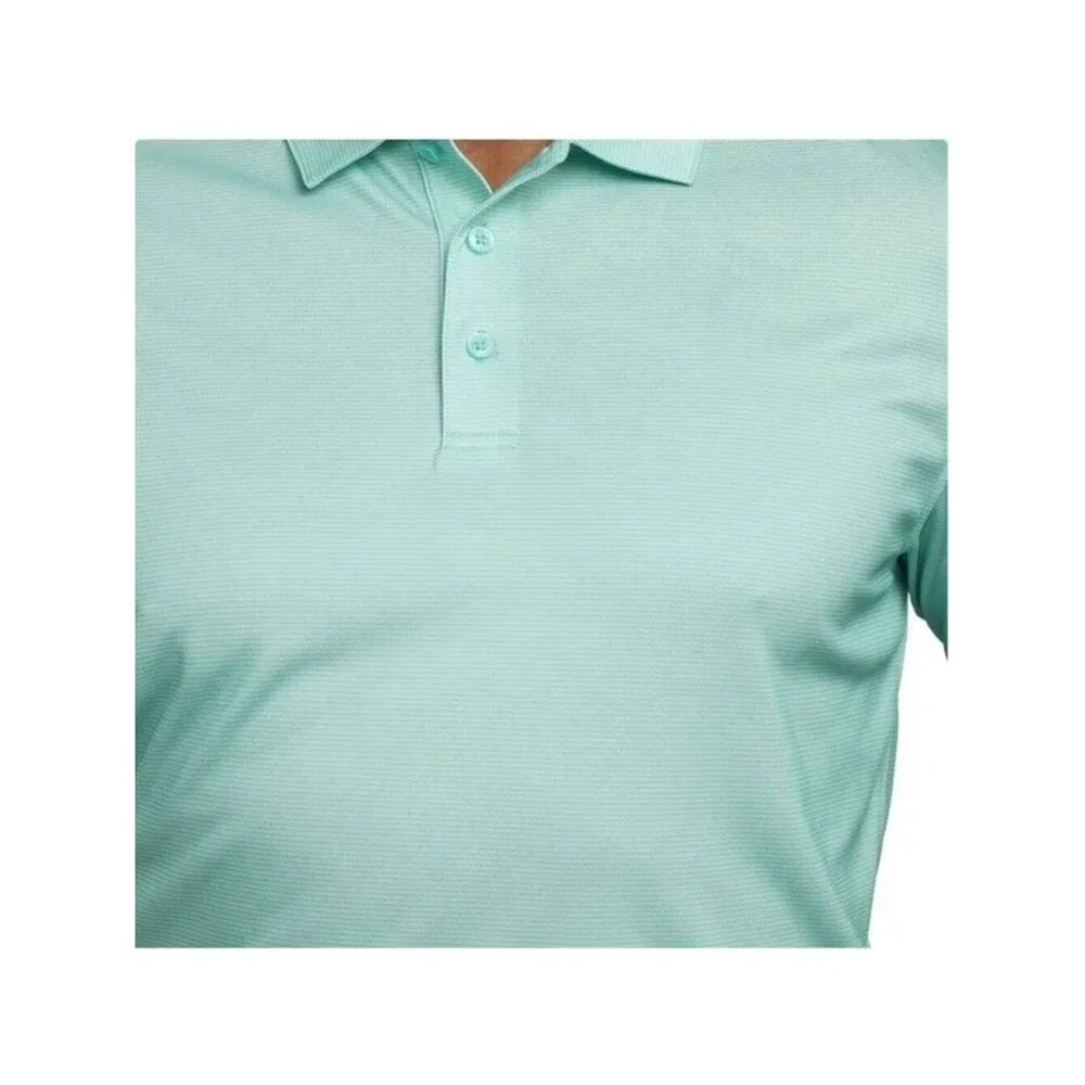 NWT Pebble Beach Men's L Mint Green Dry-Luxe Performance Polo